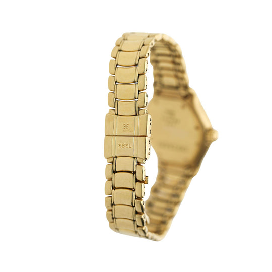 Ebel Discovery Rare Ruby & Diamond Bezel 18K Gold Quartz Watch 139