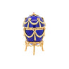 Fabergé Egg Victor Mayer 80/100 Blue Enamel with Original Box & Certified