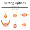 GIA Certified 176 Carat Oval Orangy Pink Morganite Bezel Pendant Necklace