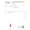 GIA Certified 18.61 Carat Pink Tourmaline & Floral Diamond Pendant Necklace