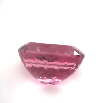 Bague en platine certifiée GIA, spinelle rose 7,60 carats sans chauffage et diamant – Assay Jewelers