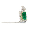 GIA & GRS Certified Natural Muzo Vivid Green Colombian Emerald Pendant Necklace with Diamonds in 18K Gold