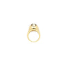 GRS Certified 13.89 Carat Chrysoberyl Cats Eye Mens 18K Yellow Gold Ring