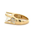 IGI Cert. 4.5 Carat Cushion Lab Grown Diamond 18K Gold Ring