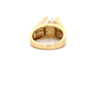 IGI Cert. 4.5 Carat Cushion Lab Grown Diamond 18K Gold Ring