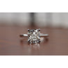 IGI Certified 4.01 Carat Cushion Cut G/VVS2 Lab Grown CVD Diamond Solitaire Ring