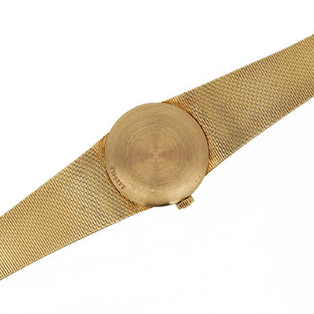 Omega 23mm Fire Black Opal Dial & Diamond Bezel 14K Gold Vintage Watch – Assay Jewelers