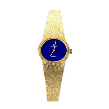 Omega De Ville Lapis Lazuli Dial 18K Gold Manual Wind Watch – Assay Jewelers