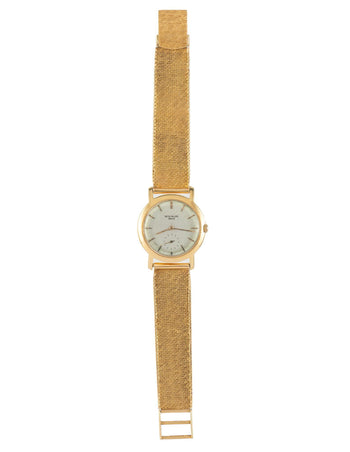 Patek Philippe Geneve Vintage 2506 Manual 18K Gold Mesh Bracelet Watch – Assay Jewelers