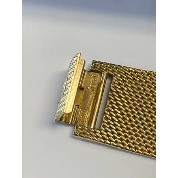Piaget 9741 Vintage 18k Mens Watch with Gold Champagne Strap – Assay Jewelers