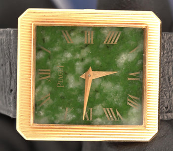 Piaget Protocole Jade Dial 18K Gold 25mm Vintage Watch – Assay Jewelers