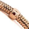 Roberto Coin in 18K Rose Gold Woven Cylinder Flexible Bangle Bracelet