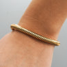 Roberto Coin in 18K Rose Gold Woven Cylinder Flexible Bangle Bracelet