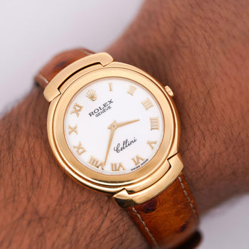 Rolex Cellini 18K Gold 37mm 6623 On Leather Watch Box and Papers – Assay Jewelers