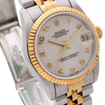 Rolex Datejust 68273 Two-Tone Jubilee Dial Fluted Bezel 31mm Watch 1998 Full Set – Assay Jewelers