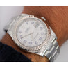 Rolex Datejust II Men's 41mm Stainless Steel and White Gold Bezel Watch 116334