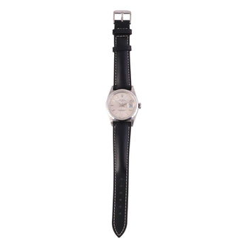 Rolex Oyster Date 15200 Automatic Watch Stainless Steel Silver Dial Strap – Assay Jewelers