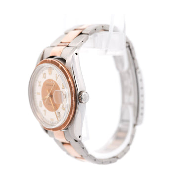 Rolex Oyster Precision 34mm Two-Tone Rose Gold Steel Rare Dial 1978 Watch – Assay Jewelers