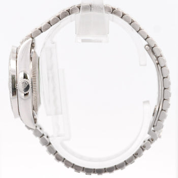 Rolex Platinum DateJust Presidential Watch 15 Carat Diamond 26mm – Assay Jewelers