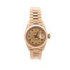 Rolex President Datejust 26mm Fluted 18K Gold Ladies Watch