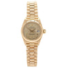 Rolex President Datejust 26mm Montre Femme Or 18K Lunette Cannelée
