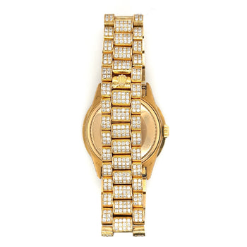 Rolex Presidential Day Date 18k Gold with MOP Dial and Fully Set Diamonds – Assay Jewelers