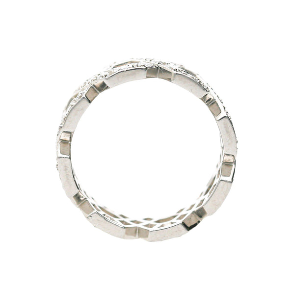 Tiffany & Co Hexagon 1.2 Carat Diamond Platinum Eternity Band Ring