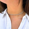 Two Way Diamond Tennis Choker + Double Wrap Bracelet