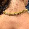 Van Cleef & Arpels 18K Gold Leaf Diamond Vintage Retro Choker Necklace