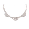 Vintage 17.6 Carat Round Diamond Pave Choker Necklace