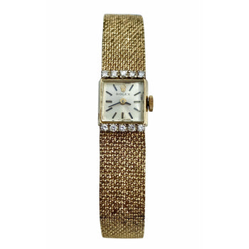 Vintage 1940's Women's Rolex Watch in 14k Gold with Champagne Integral Band – Assay Jewelers