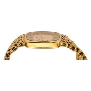 Vintage Patek Philippe 18K Gold Ladies Champagne Dial Mesh Bracelet Watch – Assay Jewelers