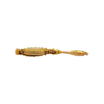 Lorgnette Anciens rétro avec étui en or jaune 14K – Assay Jewelers