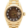 Vintage Rolex 6917 Datejust Presidential 26mm Brown Diamond Dial Gold Watch