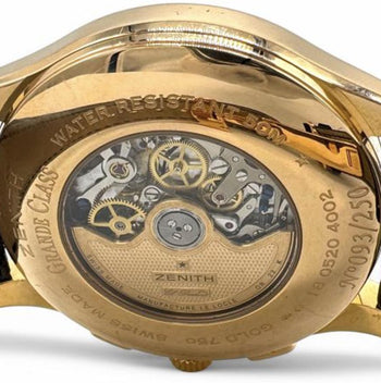 Zenith El Primero Grande Class Chronograph Automatic 18K Rose Gold Black Watch – Assay Jewelers